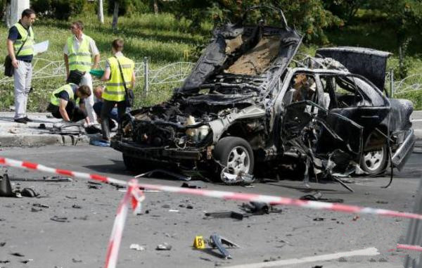 烏克蘭基輔發(fā)生汽車爆炸 情報局局長在爆炸中死亡