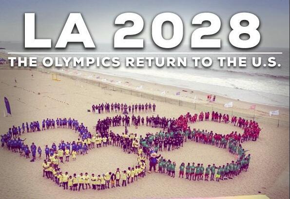 洛杉磯將舉辦2028年夏奧會 2024年奧運花落巴黎