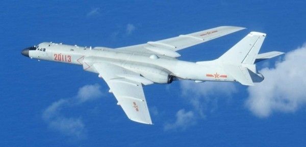 轟-6首次飛行至紀伊半島海域 航線特殊日方關(guān)注