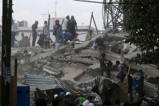 外媒：墨西哥中部強(qiáng)震已經(jīng)造成至少134人死亡