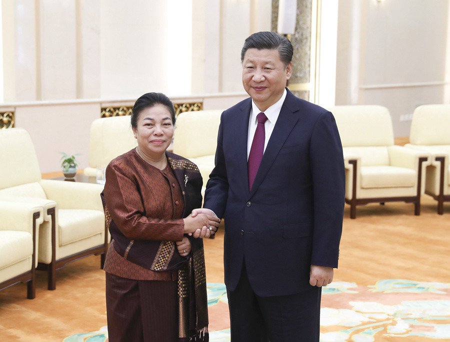 習(xí)近平會見老撾人革黨中央總書記特使
