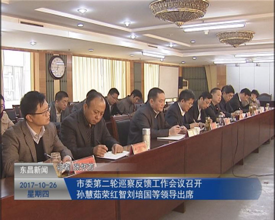 市委第二輪巡察反饋工作會議召開