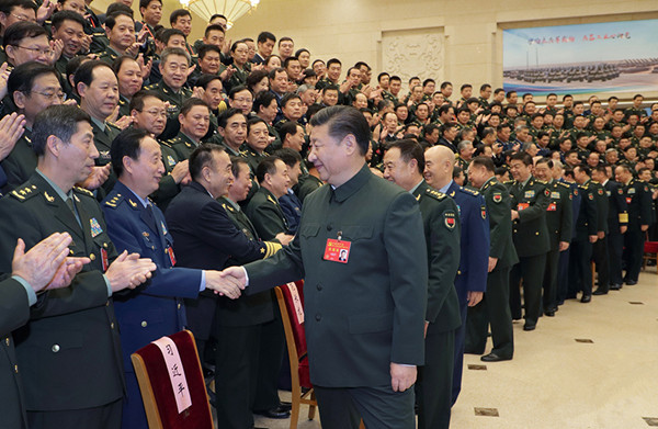 習(xí)近平：為實(shí)現(xiàn)黨在新時(shí)代的強(qiáng)軍目標(biāo) 把人民軍隊(duì)全面建成世界一流軍隊(duì)而奮斗