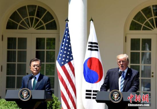 特朗普7日將抵韓國 與文在寅第三次會晤在即