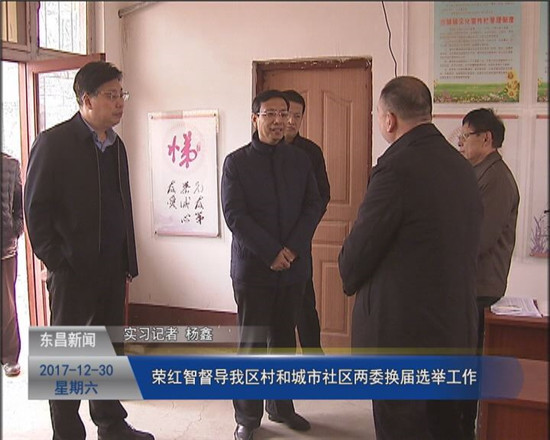 榮紅智督導我區(qū)村和城市社區(qū)“兩委”換屆選舉工作