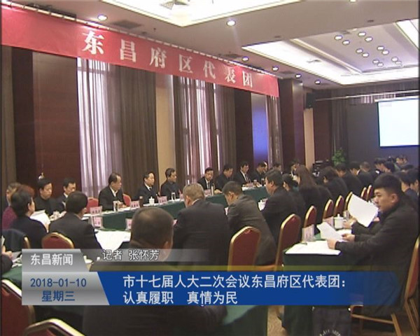市十七屆人大二次會議東昌府區(qū)代表團：認真履職 真情為民