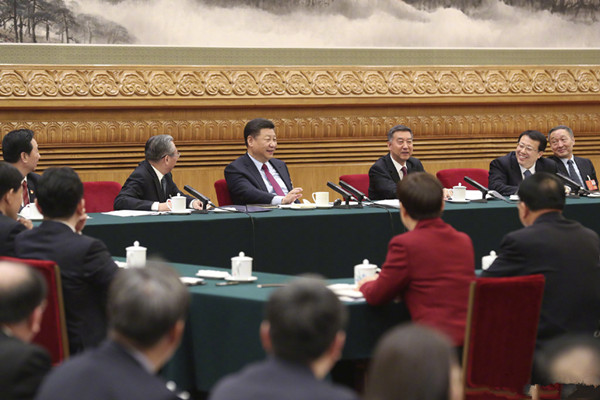 習(xí)近平參加山東代表團(tuán)審議