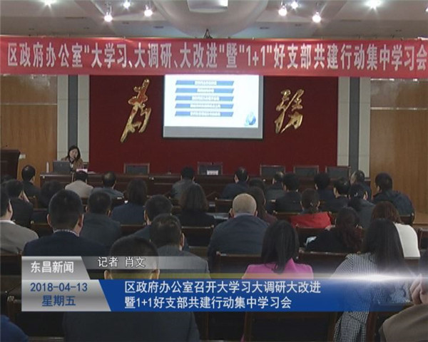 區(qū)政府辦公室召開“大學(xué)習(xí)、大調(diào)研、大改進(jìn)”暨“1+1”好支部共建行動集中學(xué)習(xí)會