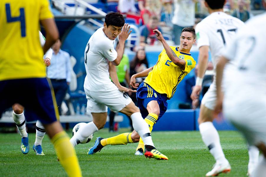 世界杯-韓國0-1惜敗瑞典 韓國門將屢獻(xiàn)神撲難救主
