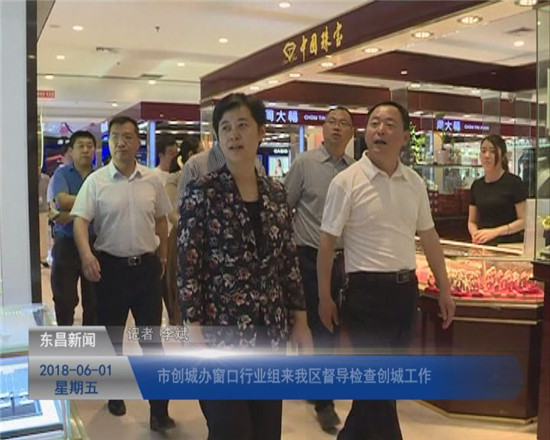 市創(chuàng)城辦窗口行業(yè)組來我區(qū)督導檢查創(chuàng)城工作