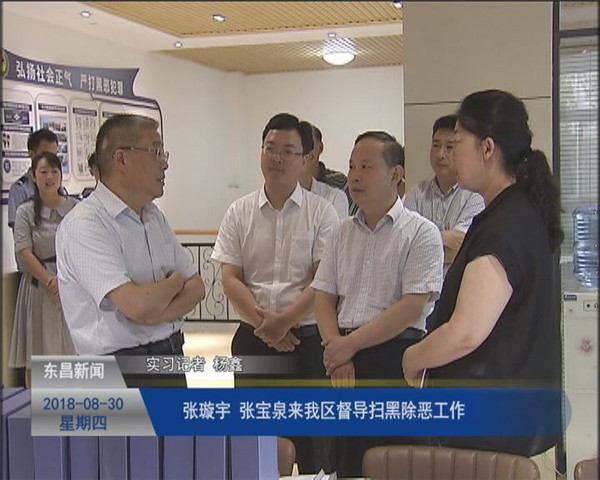 張旋宇、張寶泉來我區(qū)督導(dǎo)掃黑除惡工作