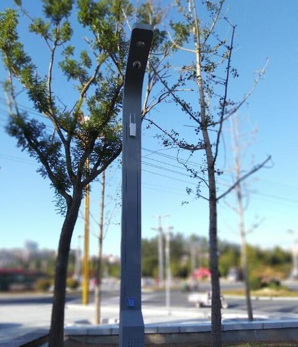 有Wi-Fi還可充電 智能路燈現(xiàn)身水城