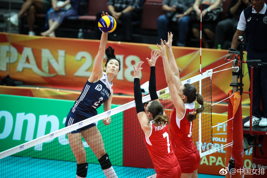 朱婷12分！中國(guó)女排3-0阿塞拜疆 世錦賽復(fù)賽2連勝