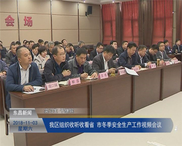 我區(qū)組織收聽收看省、市冬季安全生產(chǎn)工作視頻會議