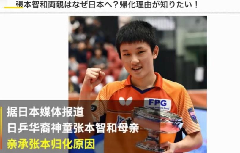 張本智和母親哭訴：兒子自己提出要入日本籍