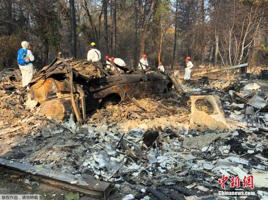 美國(guó)加州致命山火已致逾900人失蹤 搜救行動(dòng)進(jìn)行中