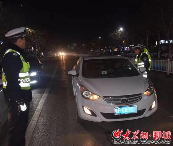 嚴(yán)打酒駕醉駕集中行動(dòng) 聊城一天查獲酒駕64起