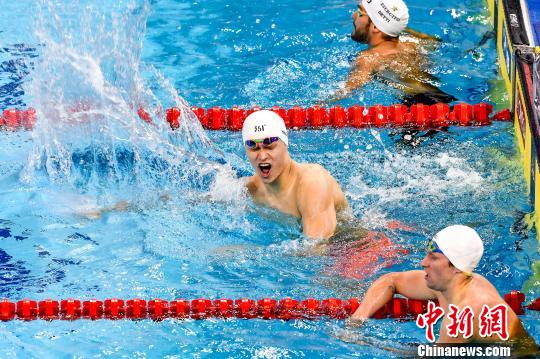 孫楊在比賽中 陳驥旻 攝 孫楊在比賽中 陳驥旻 攝