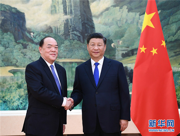 習(xí)近平會(huì)見賀一誠(chéng)