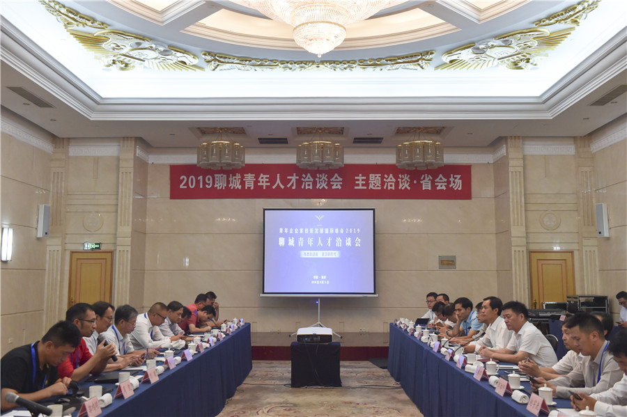 團聊城市委組織青企峰會2019聊城青年人才洽談會省會場主題洽談