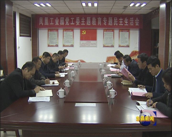 榮紅智參加指導(dǎo)鳳凰工業(yè)園黨工委“不忘初心、牢記使命”主題教育專(zhuān)題民主生活會(huì)