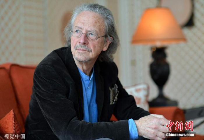 資料圖：2019年諾貝爾文學(xué)獎得主彼得·漢德克(Peter Handke)。圖片來源：視覺中國