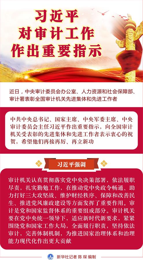 習(xí)近平對審計工作作出重要指示