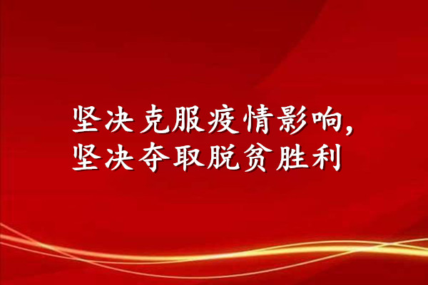 新華社評(píng)論員：堅(jiān)決克服疫情影響，堅(jiān)決奪取脫貧勝利