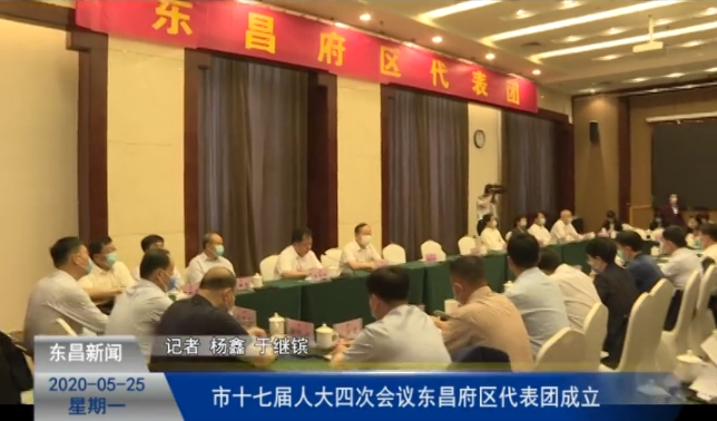 市十七屆人大四次會議東昌府區(qū)代表團成立