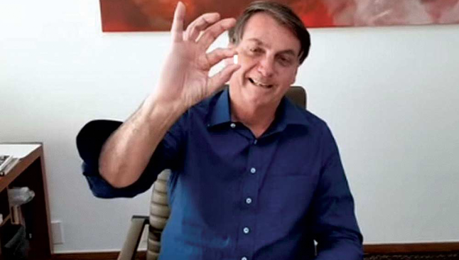 巴西總統(tǒng)博索納羅確診一周后進(jìn)行第二次新冠病毒檢測 結(jié)果仍為陽性