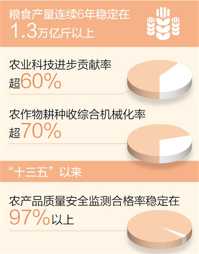 農(nóng)業(yè)農(nóng)村現(xiàn)代化邁上新臺階（“十三五”，我們這樣走過）