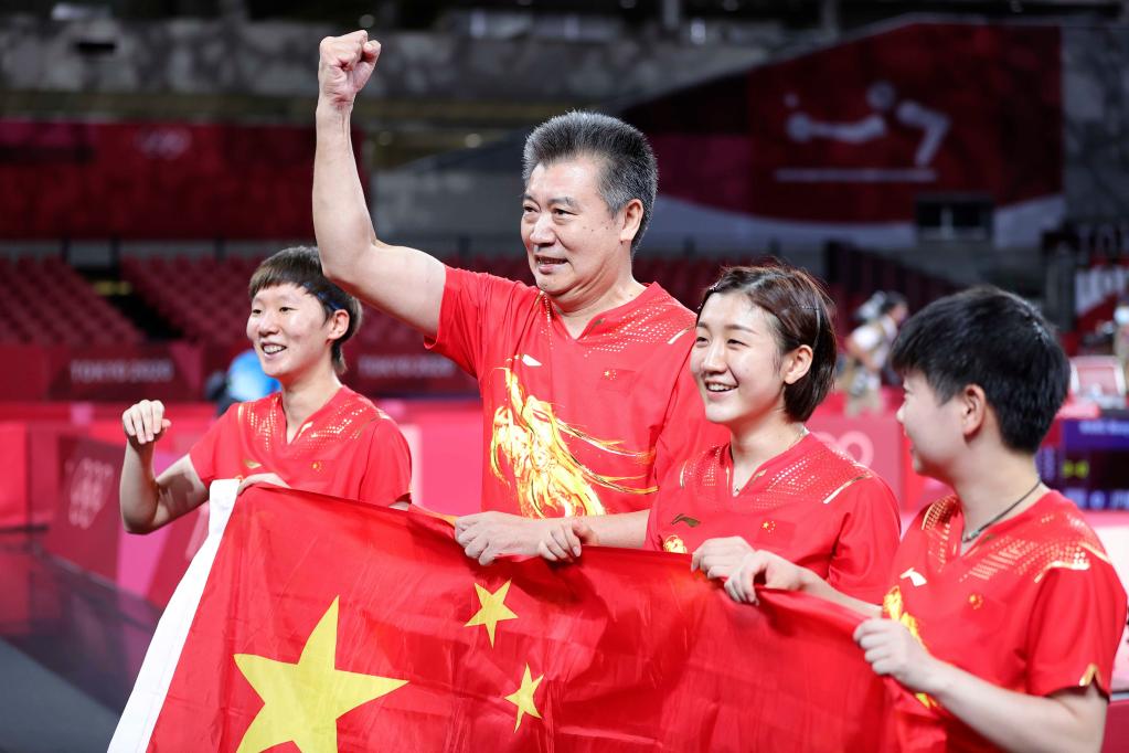 中國女乒勝日本強(qiáng)勢奪得團(tuán)體冠軍