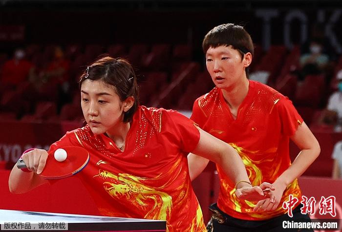 乒乓球女團中國3比0完勝德國進決賽 將與日本爭冠