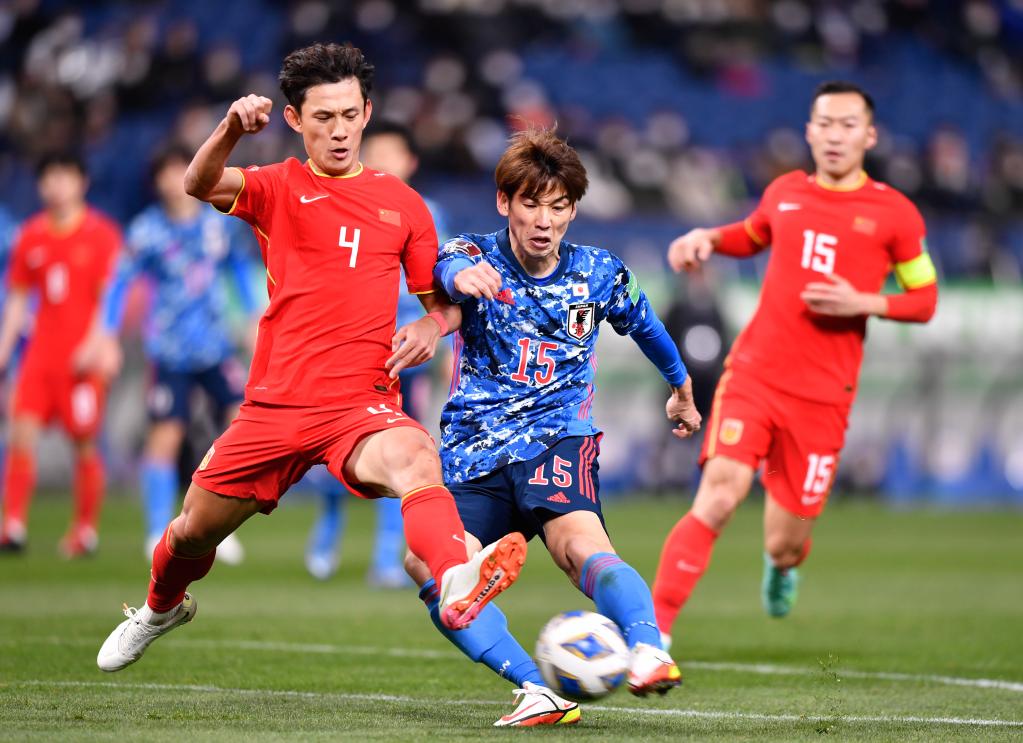 中國男足客場0:2不敵日本 世界杯出線基本無望