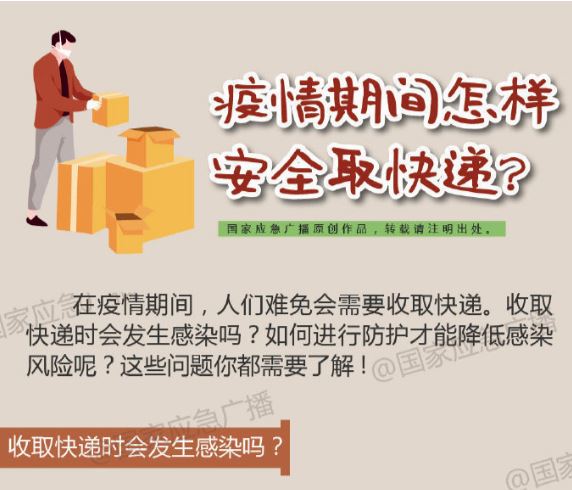 疫情期間怎樣安全取快遞？一圖告訴你！