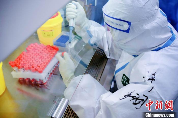 安徽合肥援滬“病毒獵手”：爭分奪秒與病毒賽跑