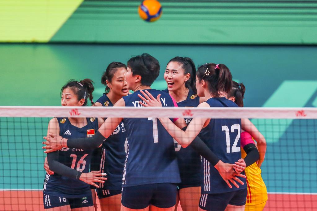 中國(guó)女排戰(zhàn)勝比利時(shí) 收獲世界女排聯(lián)賽菲律賓站“開門紅”