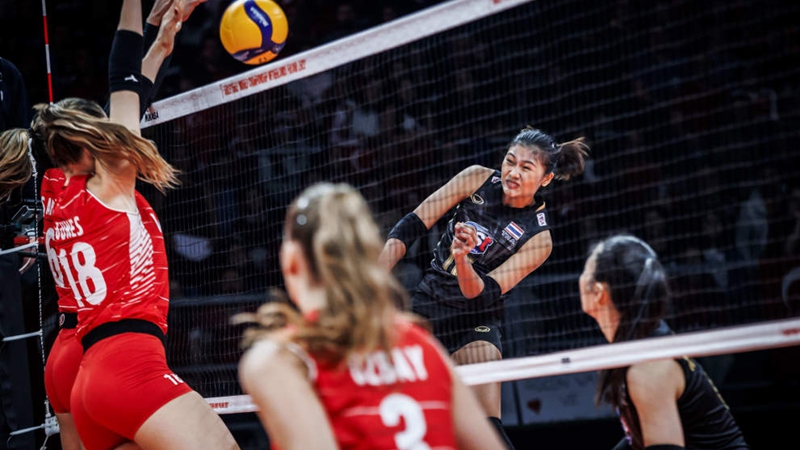 女排世錦賽綜合：泰國逆轉(zhuǎn)土耳其 美國、巴西、意大利取勝