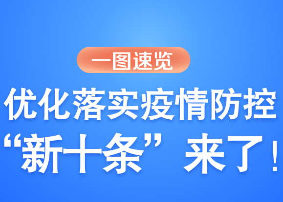 一圖速覽｜優(yōu)化落實(shí)疫情防控 “新十條”來了！