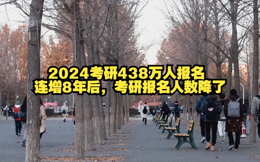 2024年考研報(bào)名人數(shù)遞增8年后首降，原因何在？
