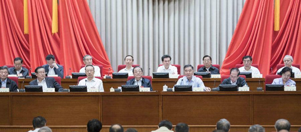 全國(guó)政協(xié)十二屆常委會(huì)第二十二次會(huì)議開(kāi)幕 俞正聲出席