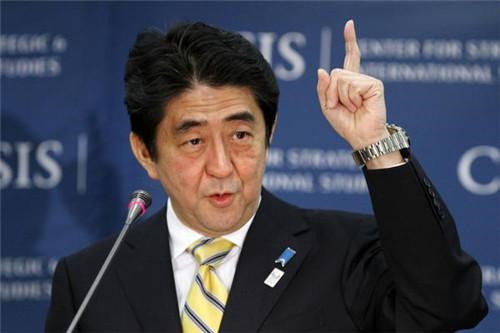 日本首相安倍表示愿將日中關(guān)系提升至新高度