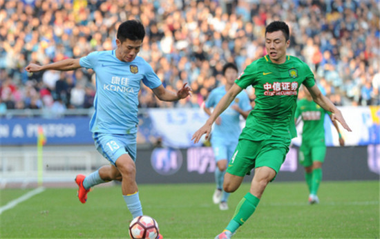 中超-穆坎喬絕殺 十人蘇寧1-0險勝國安