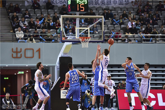 胡雪峰退役夜江蘇主場勝北京 小科比35+7方碩26分
